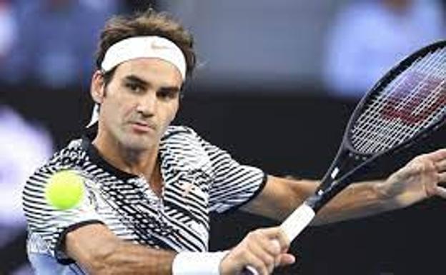 Roger Federer, durante un partido de la ATP. 