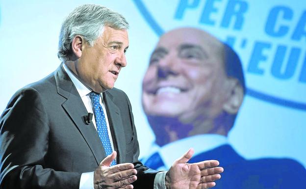Tajani tuvo una amplia actividad en la pasada campaña electoral como 'numero dos' de Berlusconi.