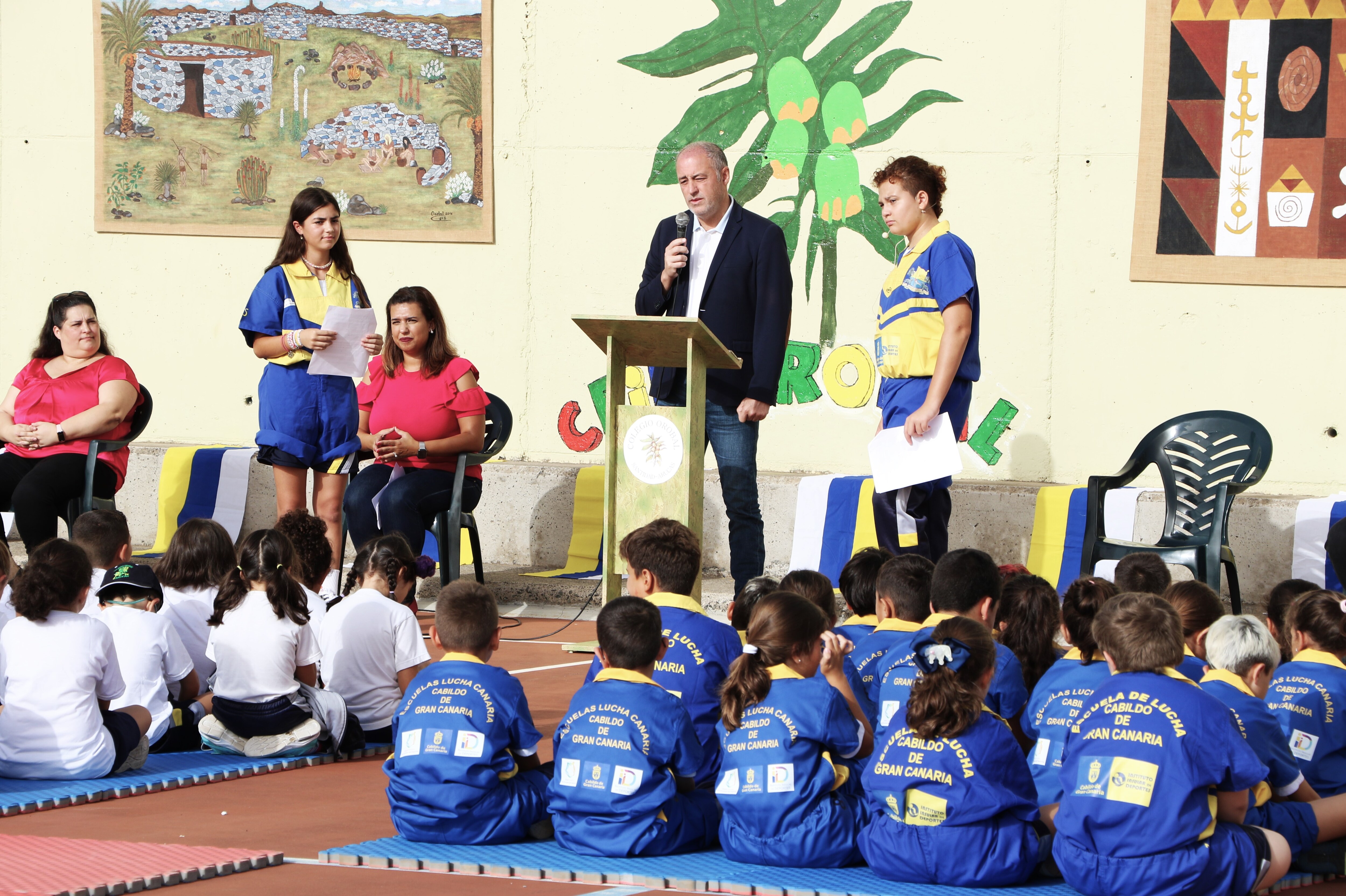 El CEIP Orobal acoge la inauguración del sexto Programa Escuelas de Lucha
