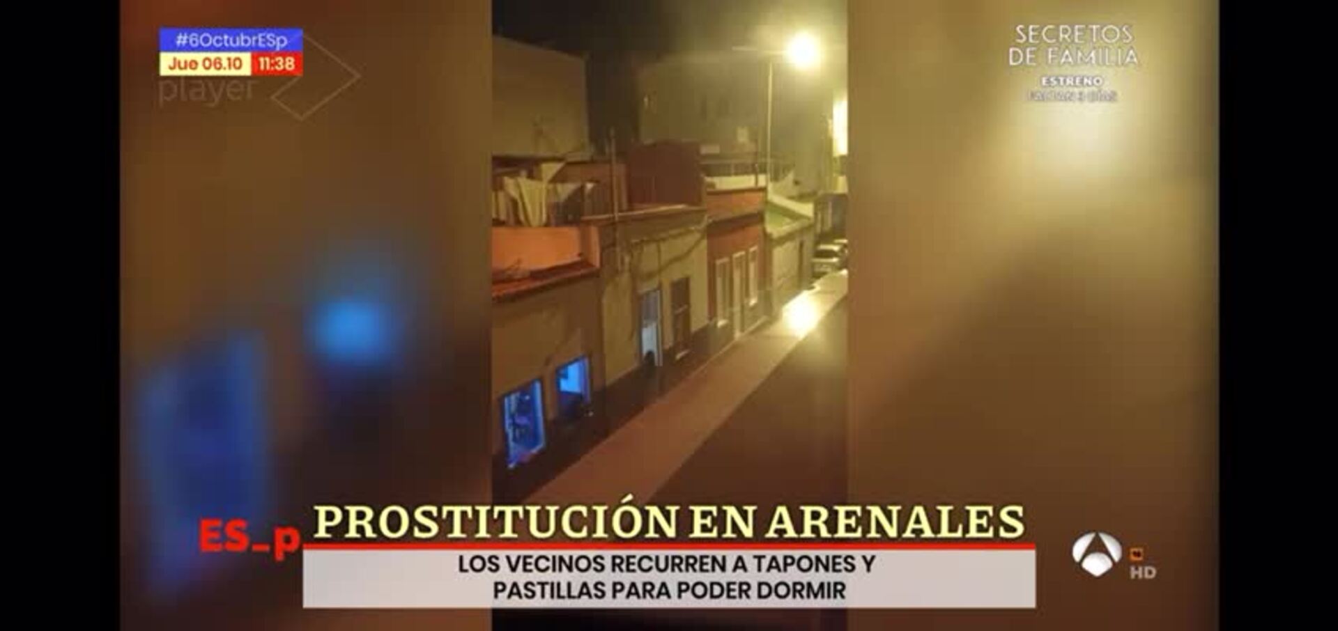 La situación del barrio de Arenales da el salto a la televisión nacional