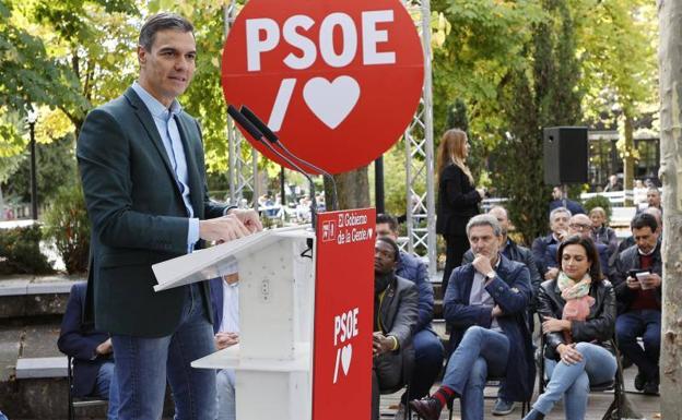 El presidente del Gobierno, Pedro Sánchez, hoy, en Soria /ep