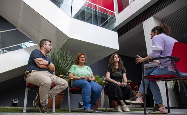 Un momento de la charla celebrada en la sede de CANARIAS7. 