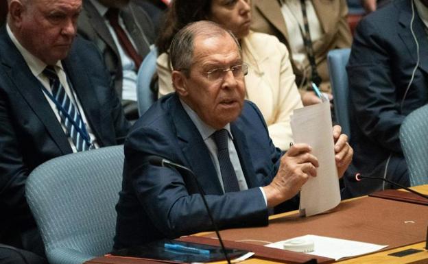 El ministro de Exteriores ruso, Serguéi Lavrov. /AFP