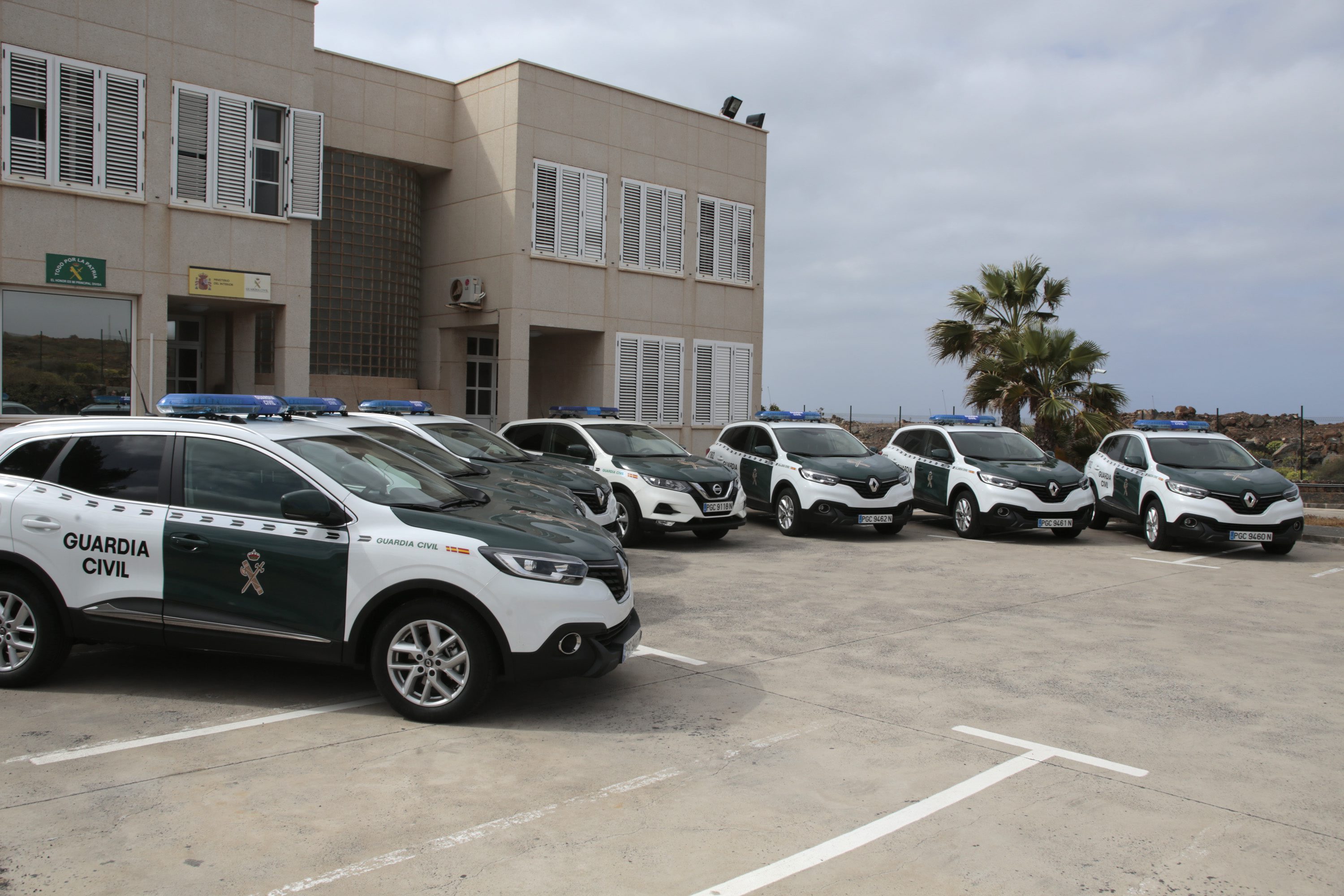 Image of a Civil Guard barracks on the island of Lanzarote. 