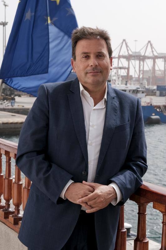 El presidente de la Autoridad Portuaria de Las Palmas, Luis Ibarra. /C7