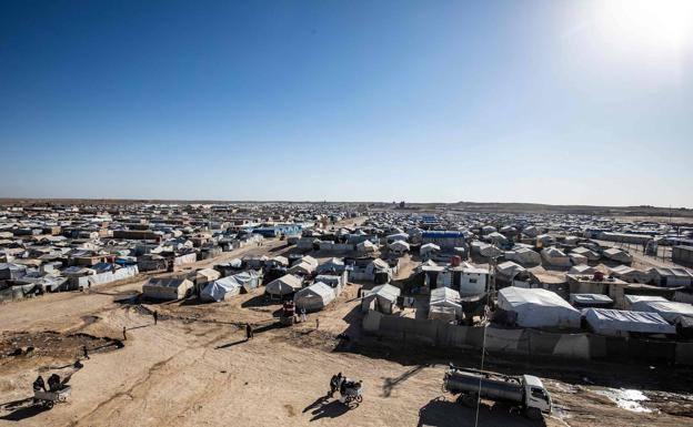 El campamento de Al-Hol es uno de los que alberga a familiares de combatientes del Estado Islámico en Siria/AFP